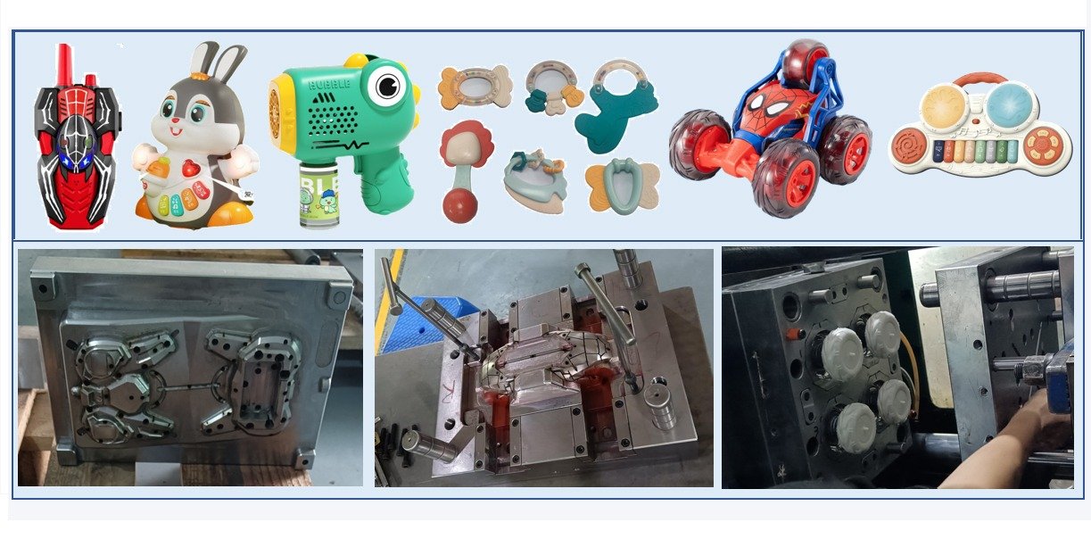 Products 15 Walkie talkie, early education toys, bubble machine, baby rattles, car model mold manufacturing
