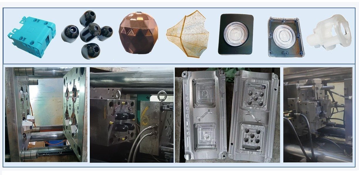 Products 8 Injection molding of gears, plastic shell materials, plastic screw buttons, marbles, storage boxes